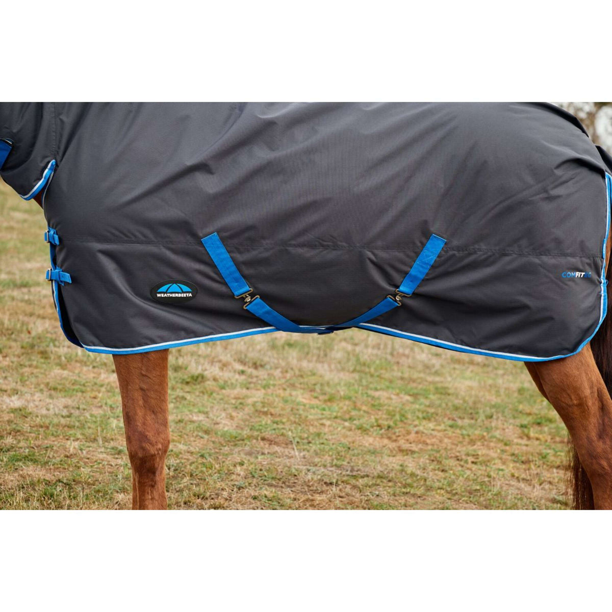 Weatherbeeta Comfitec Tyro Turnout Combo Neck 220 g Nero/Cobalto