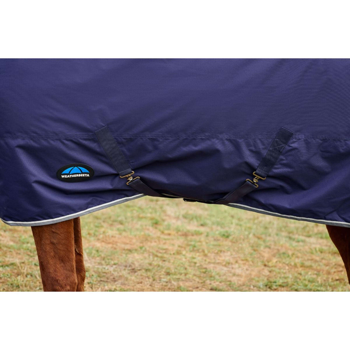 Weatherbeeta Comfitec Tyro Turnout Combo Neck 220 g Blu marino/Carbone