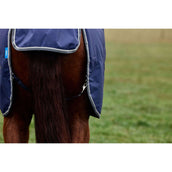 Weatherbeeta Comfitec Tyro Turnout Standard Neck 220 g Blu marino/Carbone