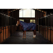 Weatherbeeta Coperta da scuderia Comfitec 210D Channel Quilt Combo Neck 220 g Navy/Burgundy
