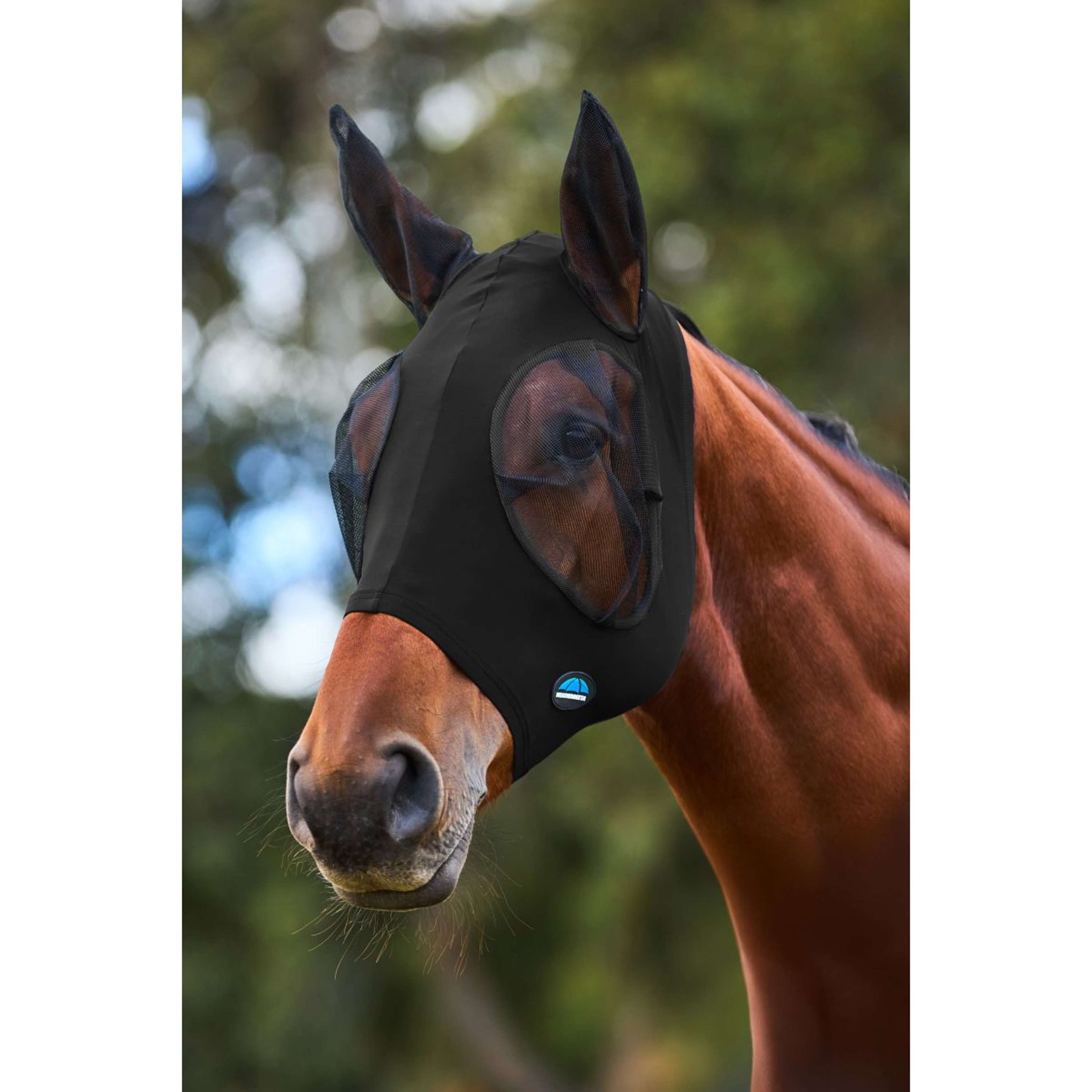 WeatherBeeta Maschera per Mosche ComFiTec Stretch con Orecchie Nero WeatherBeeta Maschera per Mosche ComFiTec Stretch con Orecchie Nero