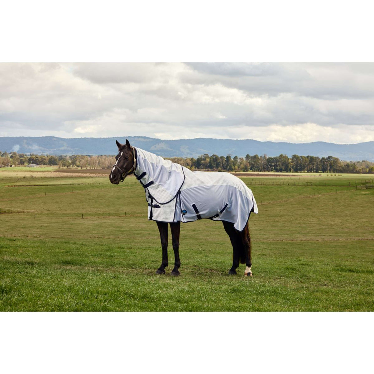 WeatherBeeta Coperta Estiva Airstream Combo Bianco/blu marino