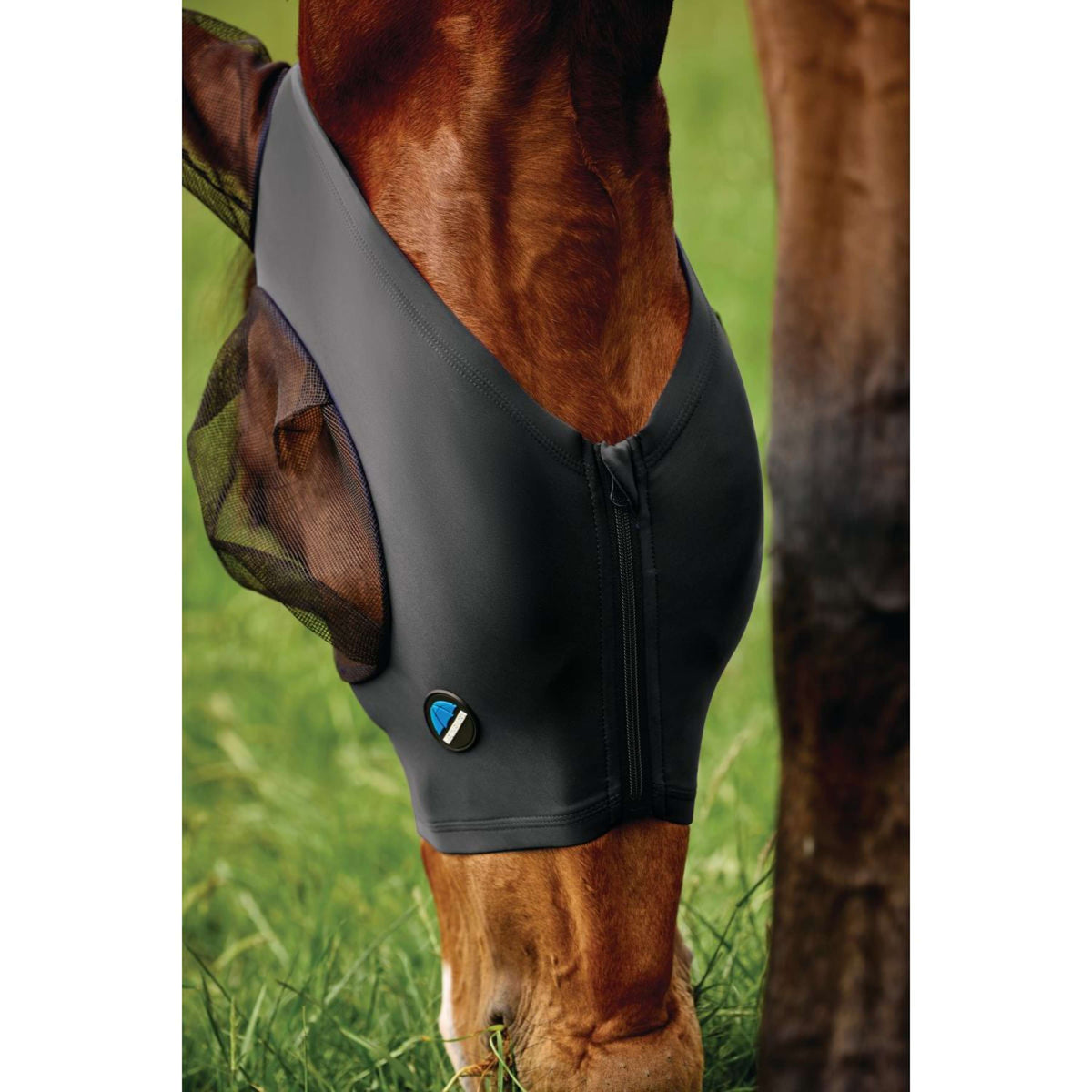 WeatherBeeta Maschera per Mosche ComFiTec Deluxe Stretch con Orecchie Nero