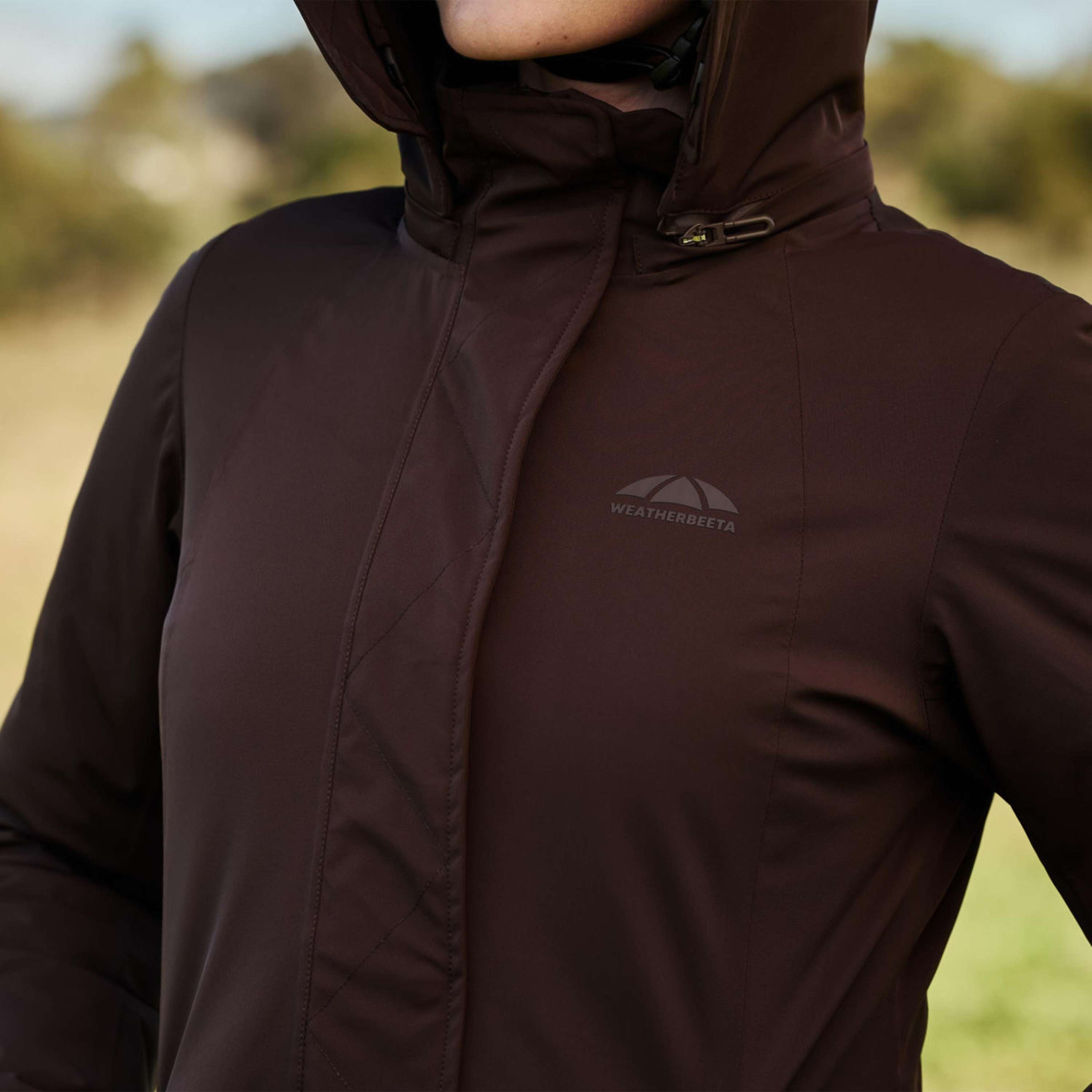 WeatherBeeta Cappotto Lungo Protect Waterproof Insulated Longline Espresso