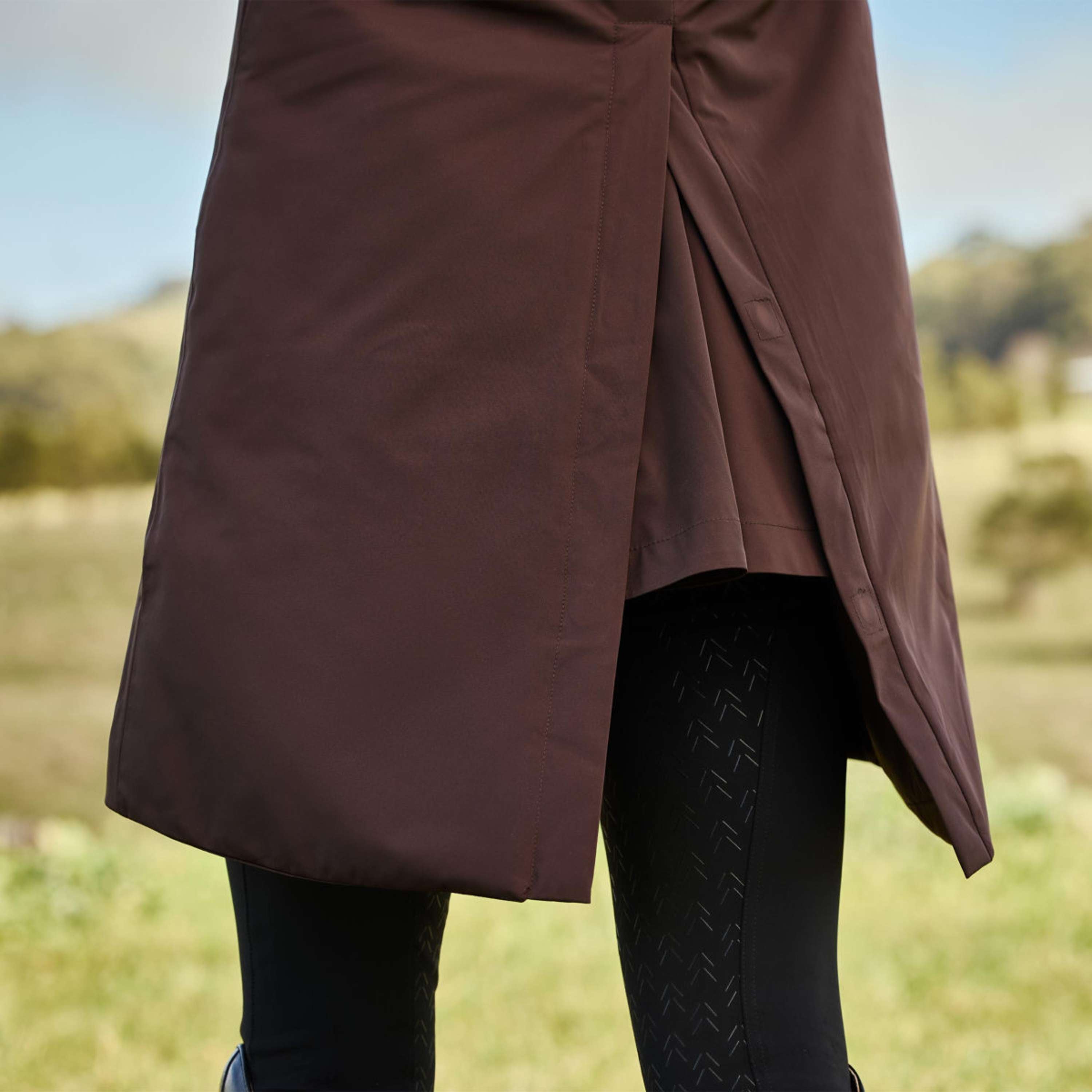 WeatherBeeta Cappotto Lungo Protect Waterproof Insulated Longline Espresso