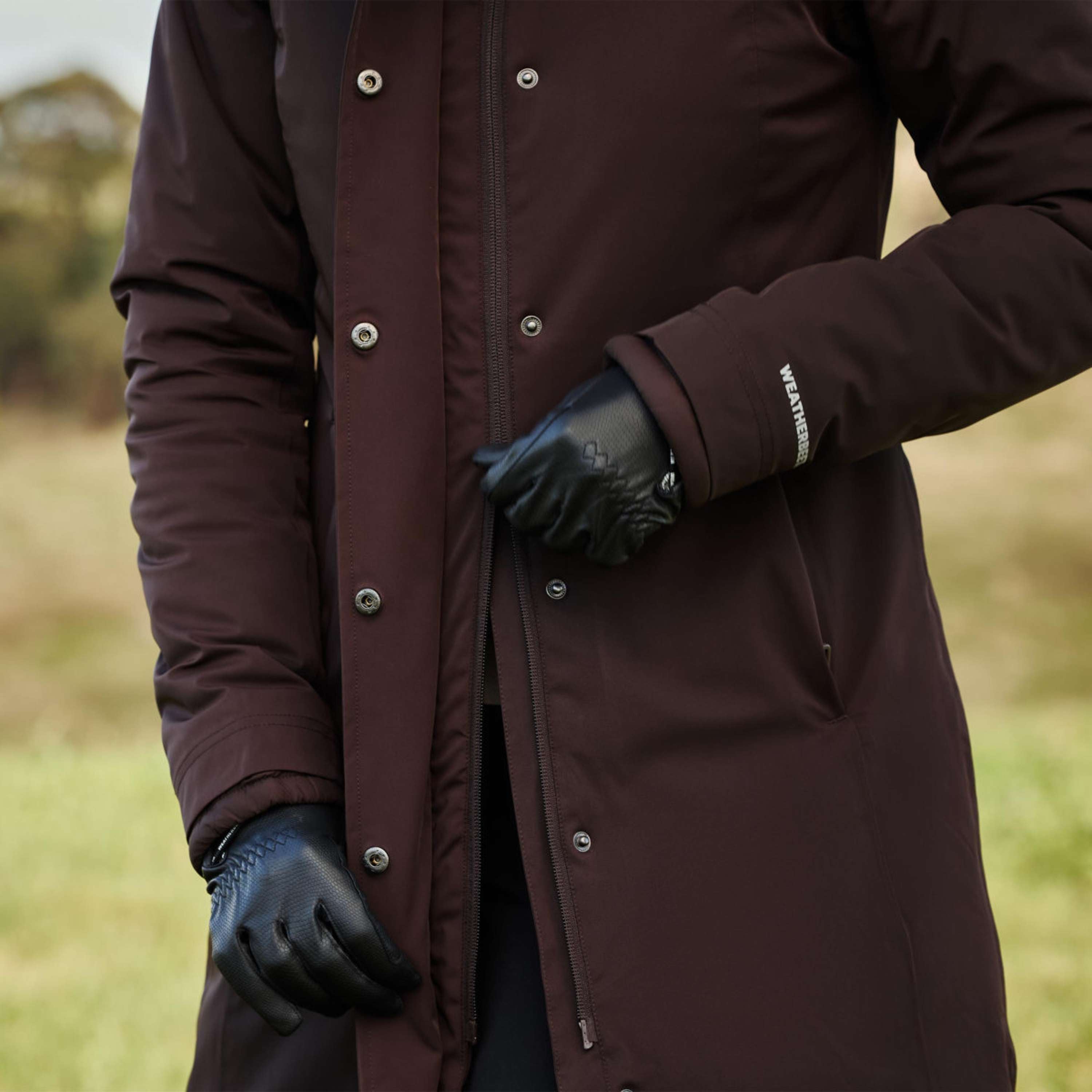 WeatherBeeta Cappotto Lungo Protect Waterproof Insulated Longline Espresso