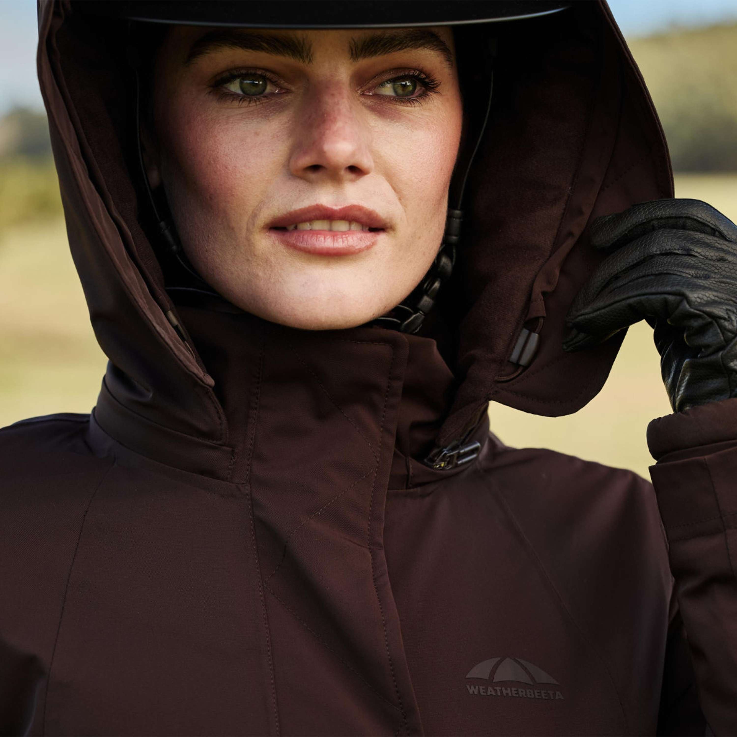 WeatherBeeta Cappotto Lungo Protect Waterproof Insulated Longline Espresso