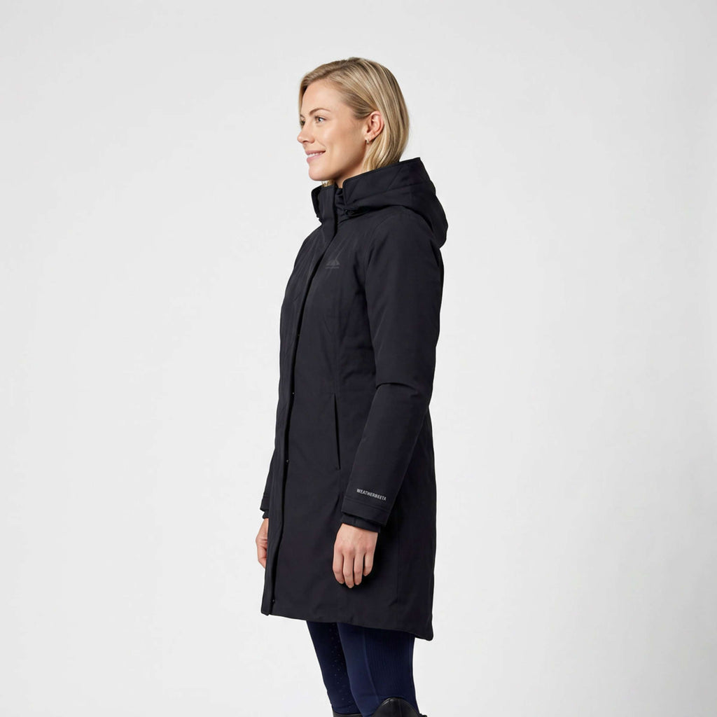 WeatherBeeta Cappotto Lungo Protect Waterproof Insulated Longline Nero
