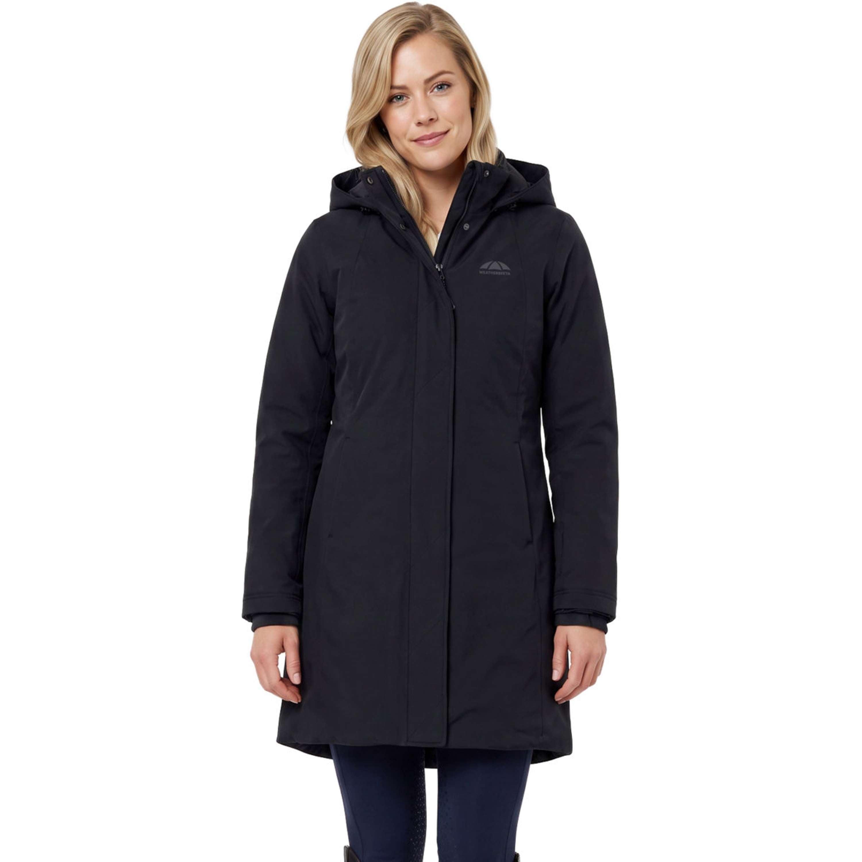 WeatherBeeta Cappotto Lungo Protect Waterproof Insulated Longline Nero