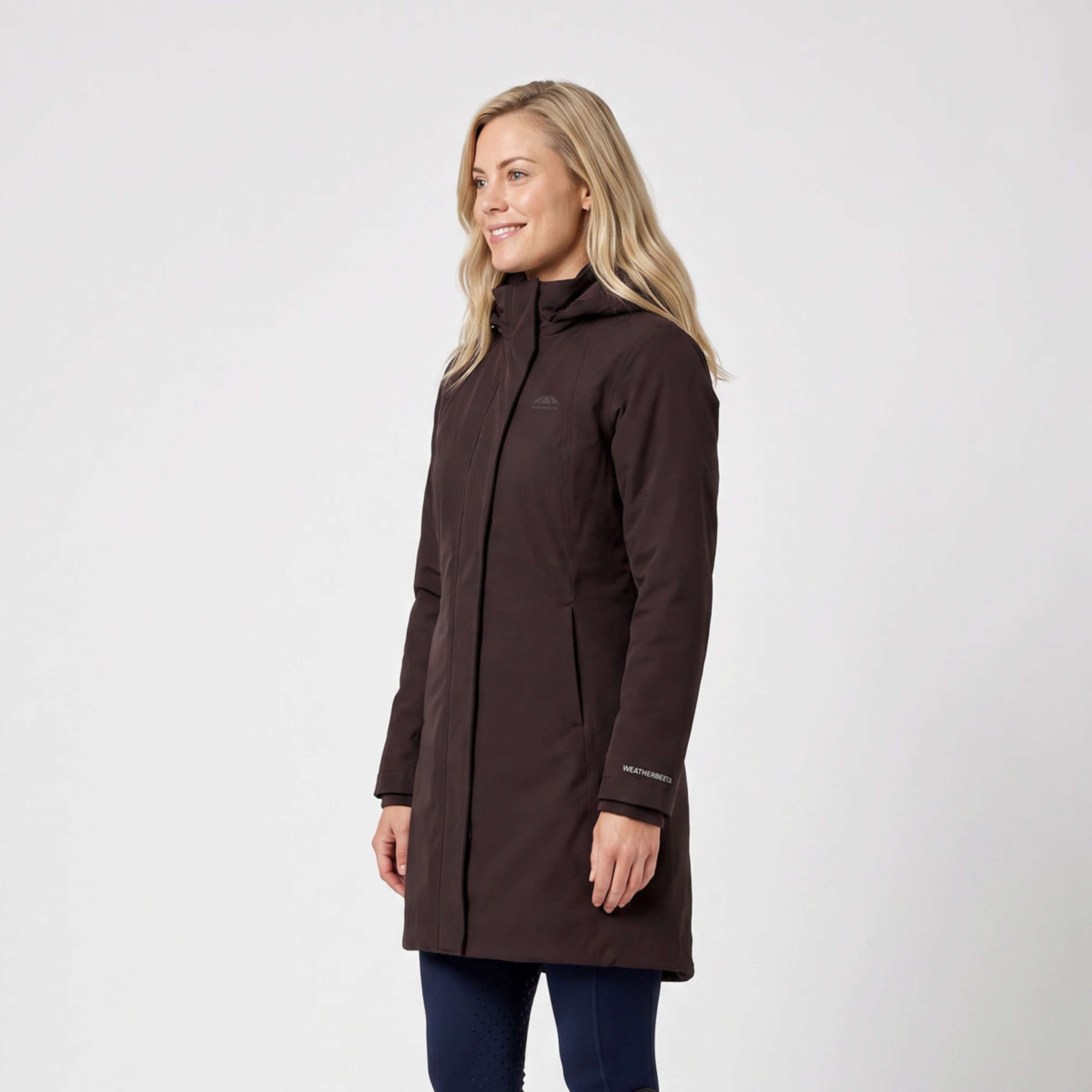 WeatherBeeta Cappotto Lungo Protect Waterproof Insulated Longline Espresso