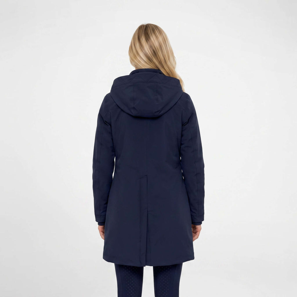 WeatherBeeta Cappotto Lungo Protect Waterproof Insulated Longline Navy