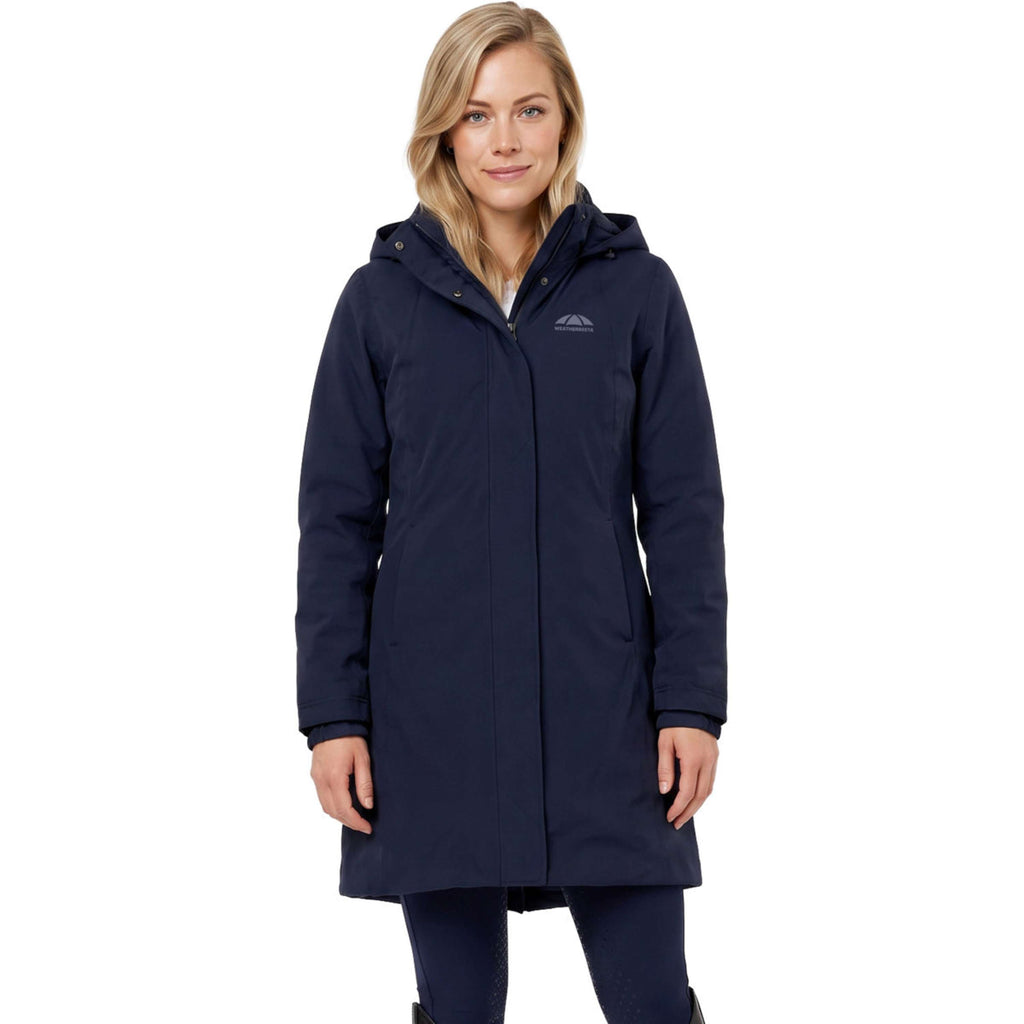 WeatherBeeta Cappotto Lungo Protect Waterproof Insulated Longline Navy