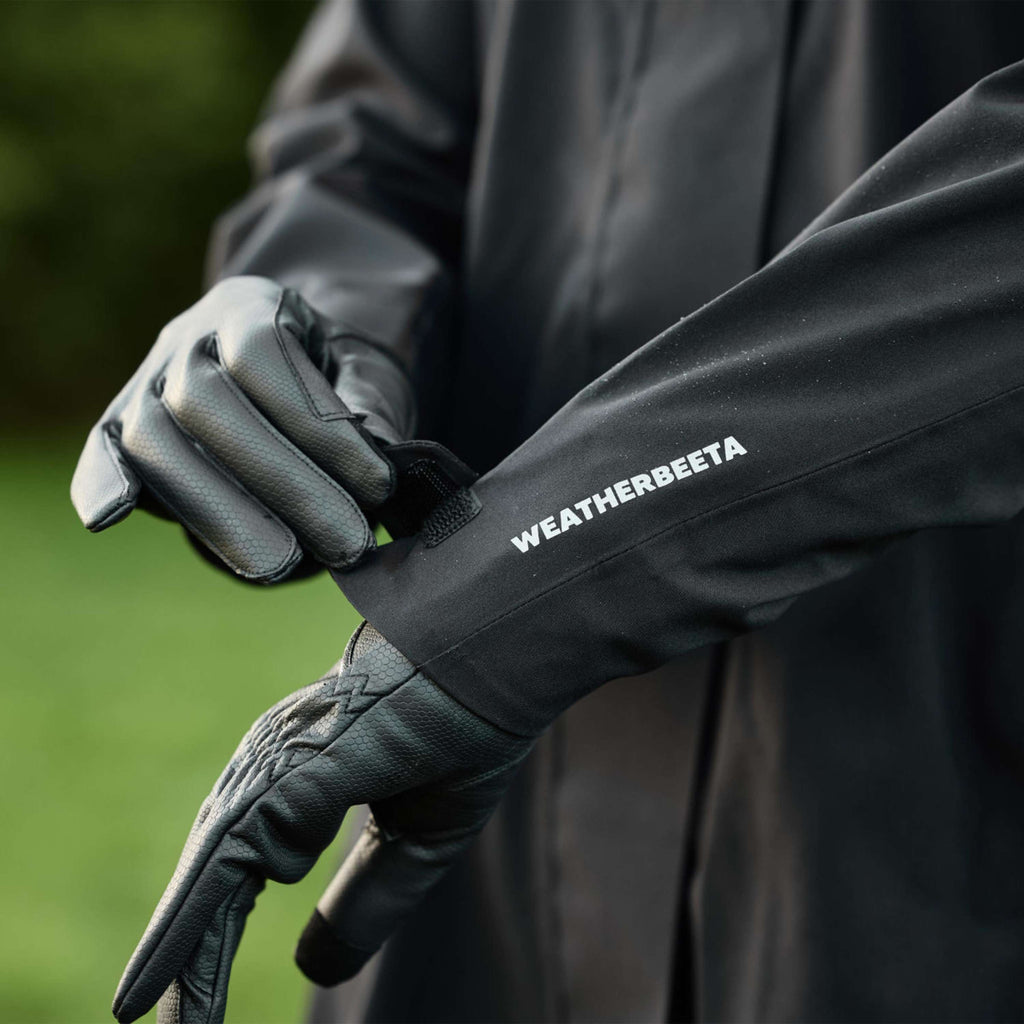 WeatherBeeta Cappotto Lungo Windbreaker Reflective Longline Nero