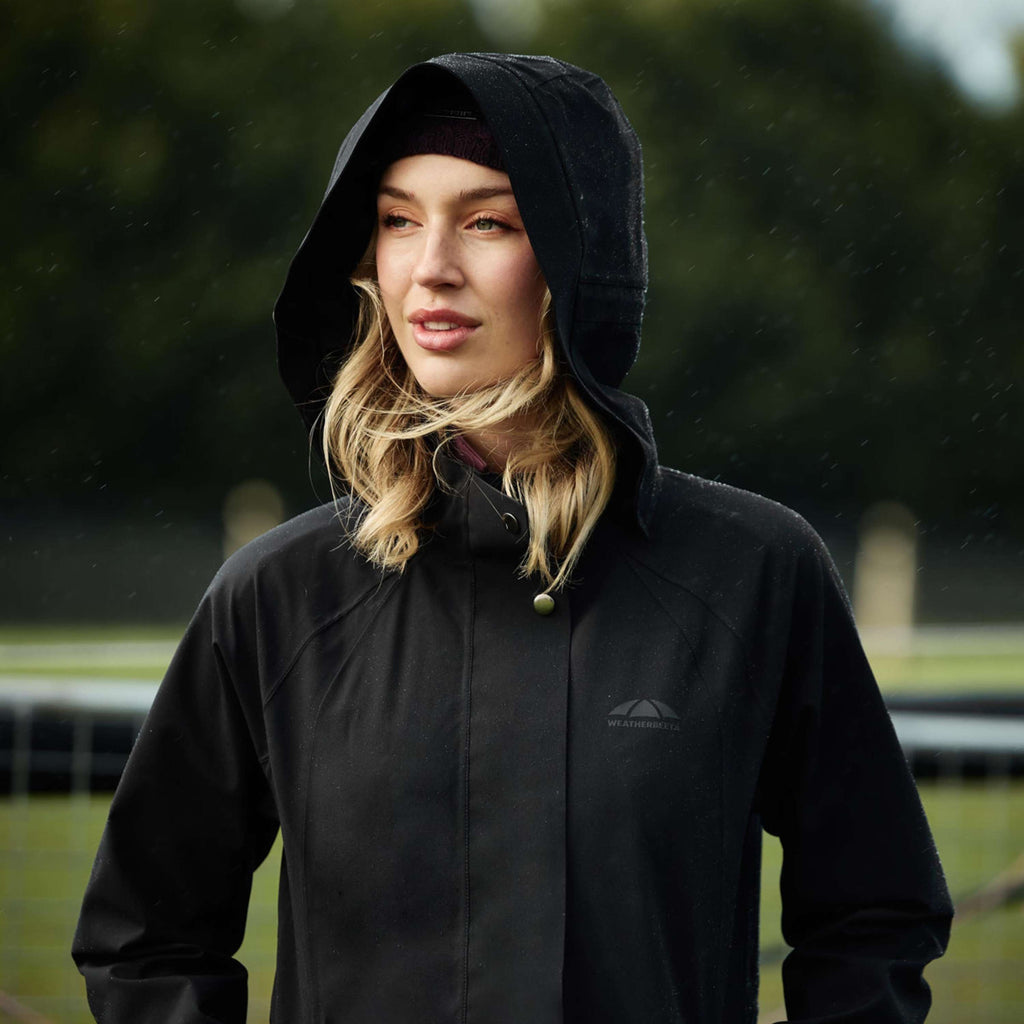WeatherBeeta Cappotto Lungo Windbreaker Reflective Longline Nero