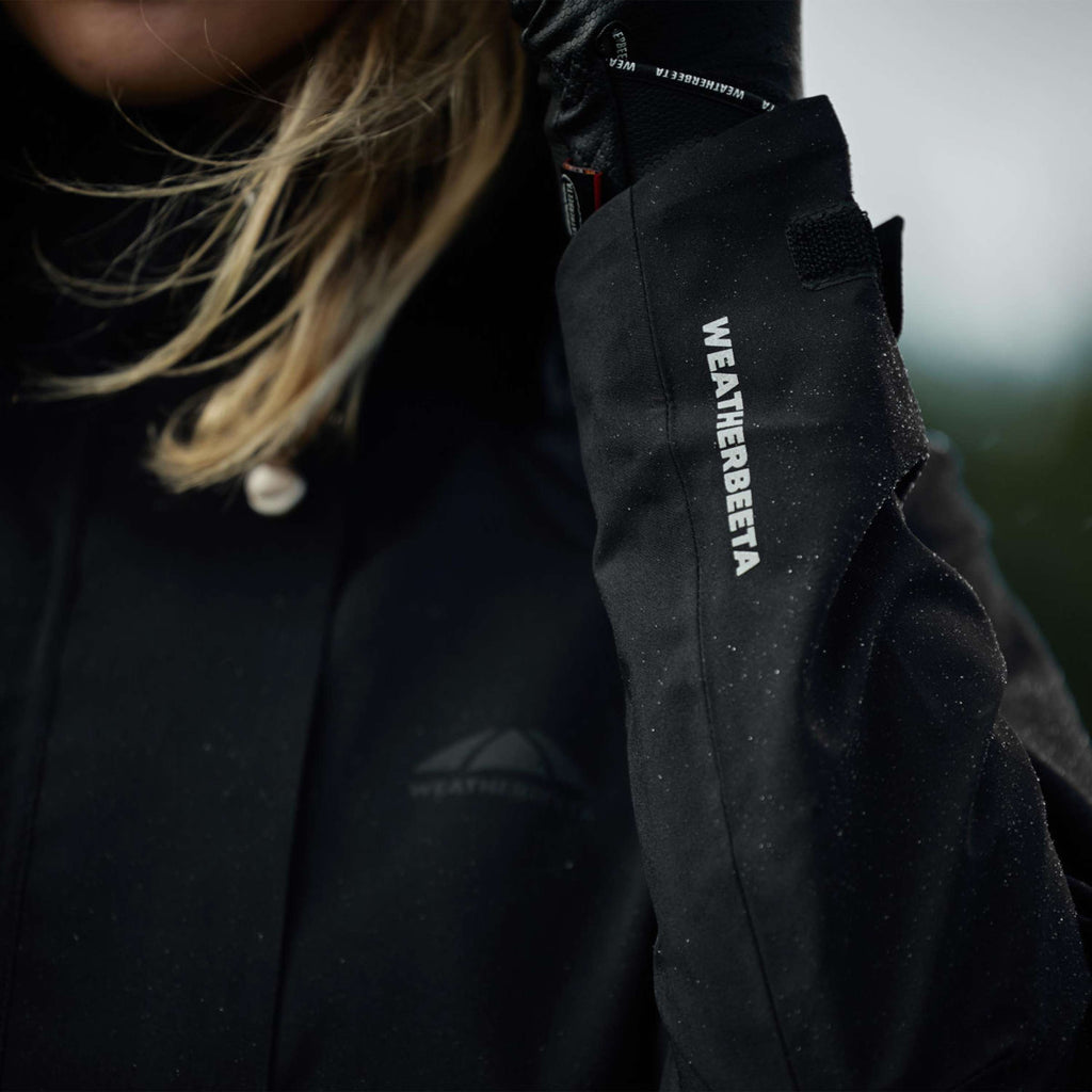WeatherBeeta Cappotto Lungo Windbreaker Reflective Longline Nero