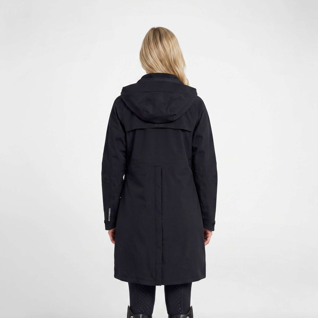 WeatherBeeta Cappotto Lungo Windbreaker Reflective Longline Nero