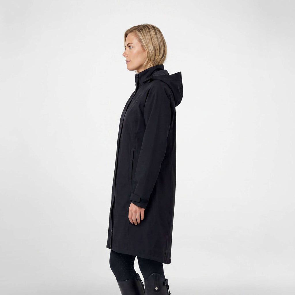 WeatherBeeta Cappotto Lungo Windbreaker Reflective Longline Nero