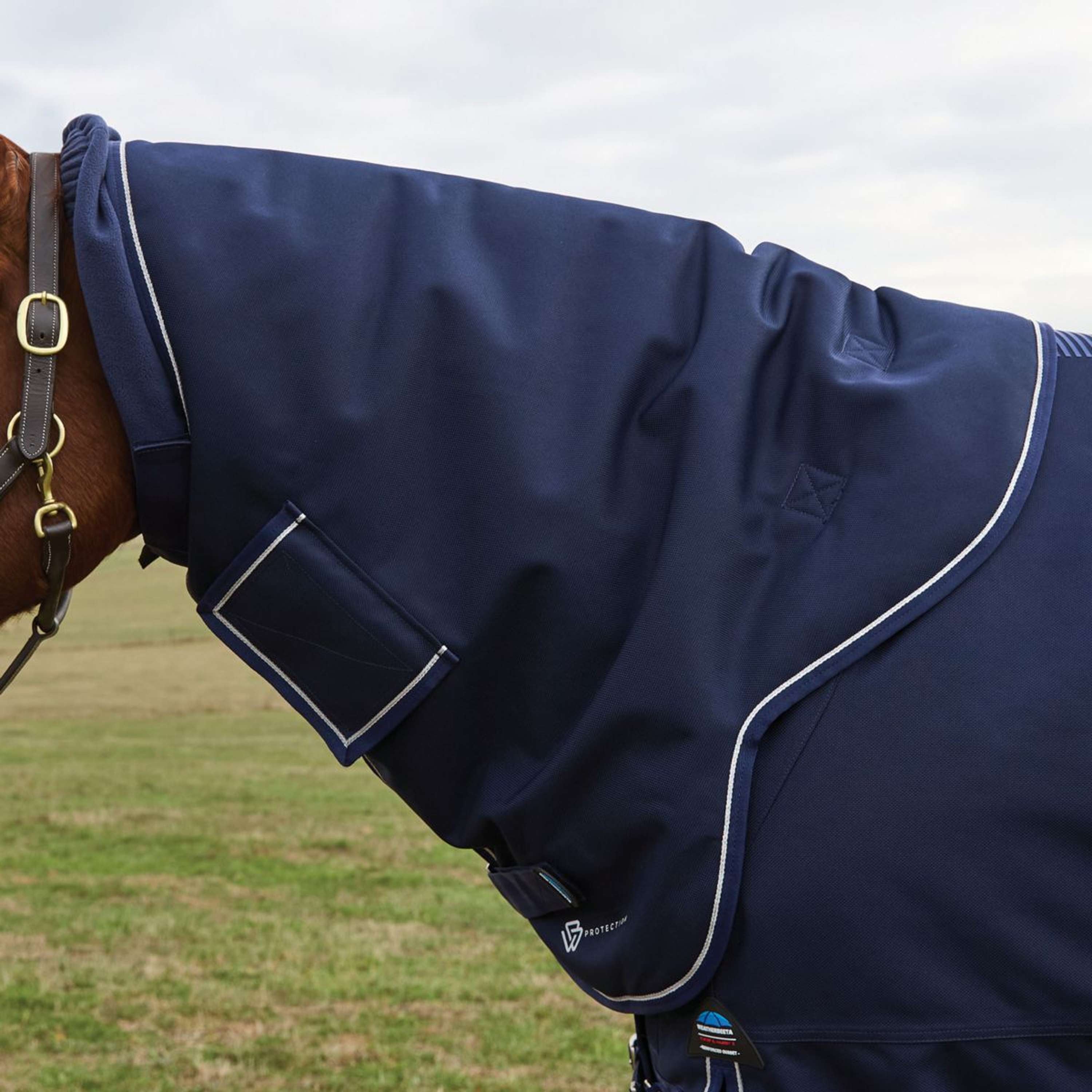 WeatherBeeta ComFiTec Ultra Turnout Neck Cover 220g Navy
