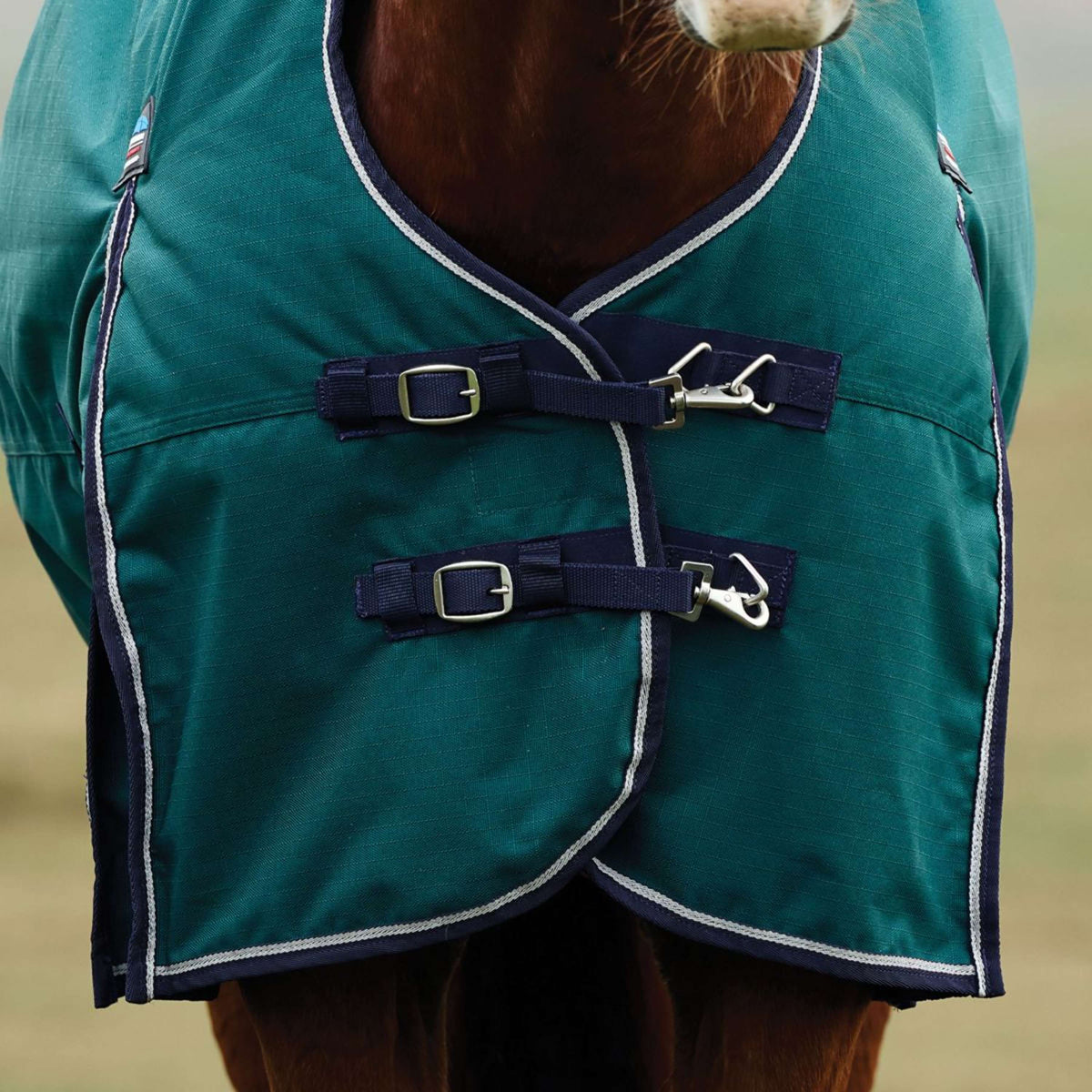 WeatherBeeta ComFiTec Plus Dynamic Turnout High Neck 0g Forest Green/Navy