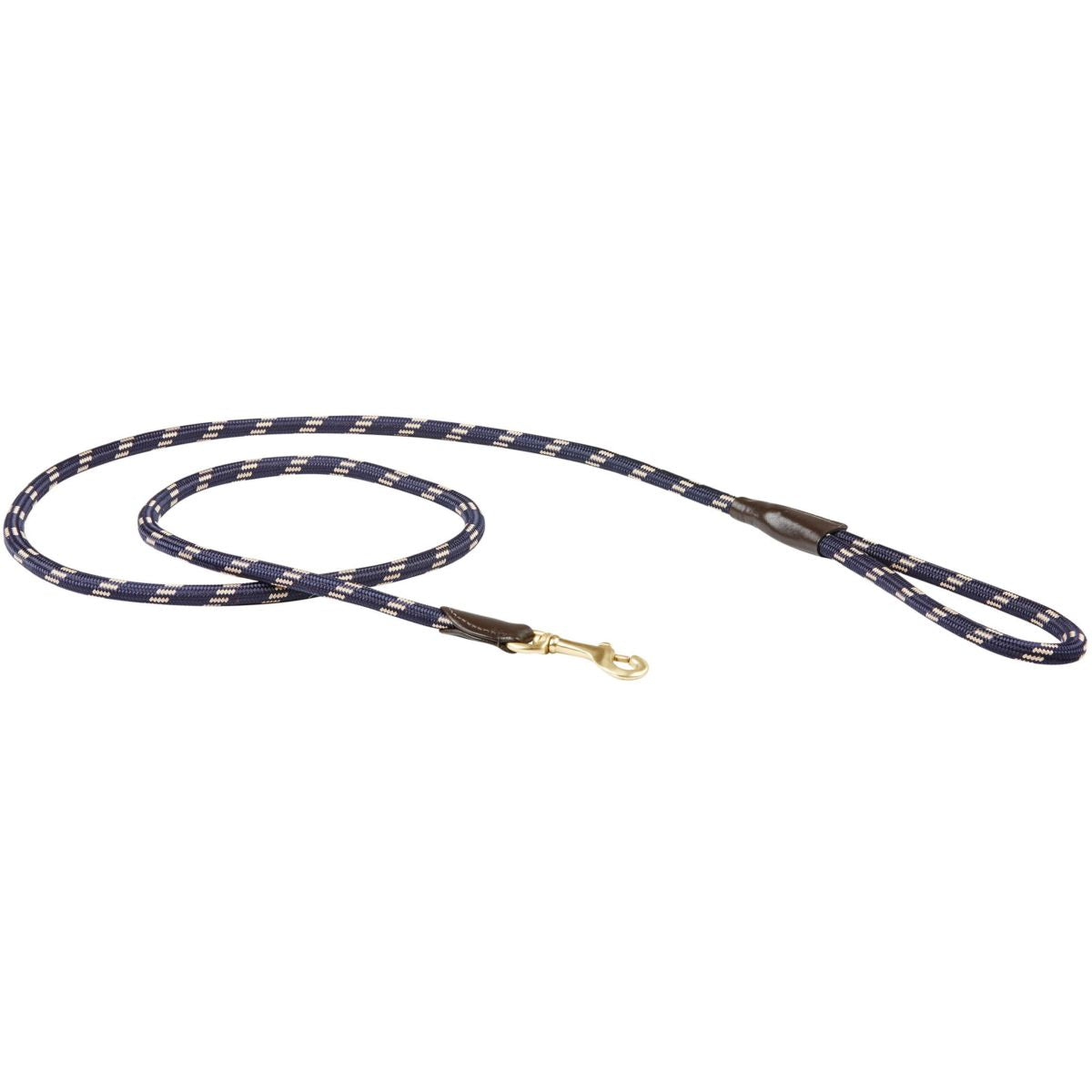 WeatherBeeta Dog Lead Pelle di corda Navy/Brown