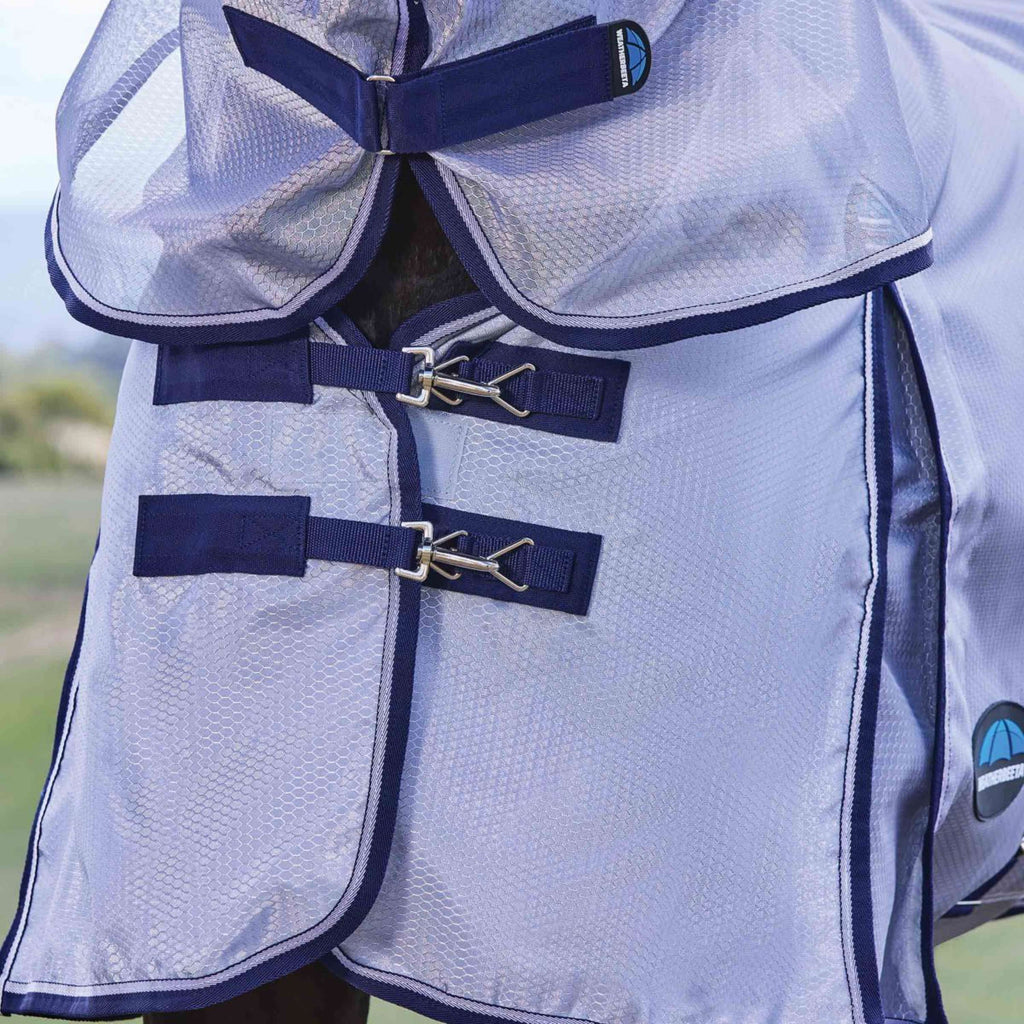 WeatherBeeta Coperta Antimosche ComFiTec Hexi Combo Silver/Navy/White