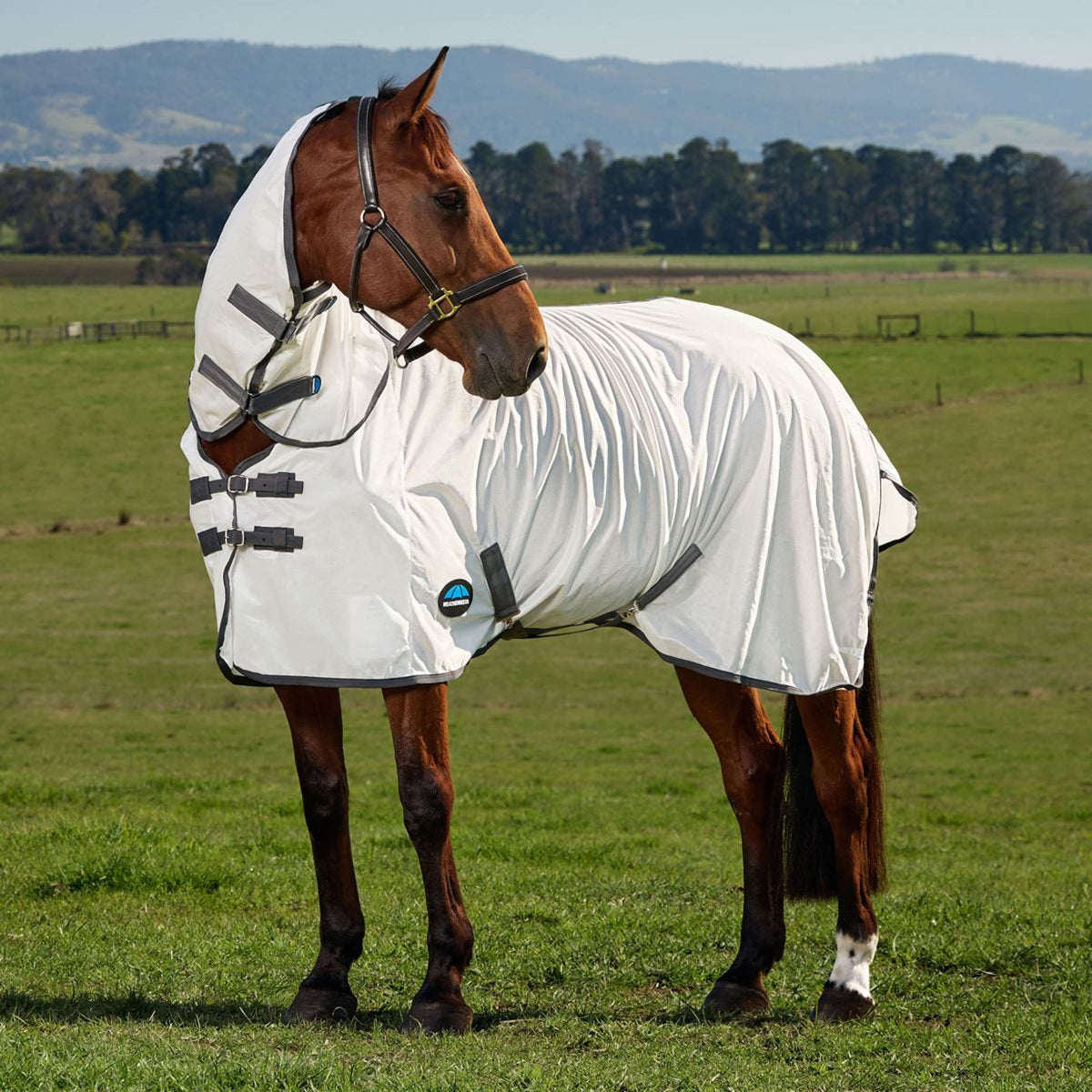WeatherBeeta Coperta Antimosche ComFiTec Tyro Combo Bianco/Charcoal