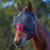 WeatherBeeta Maschera per Mosche ComFiTec Fine Senza Orecchie Nero/Borgogna
