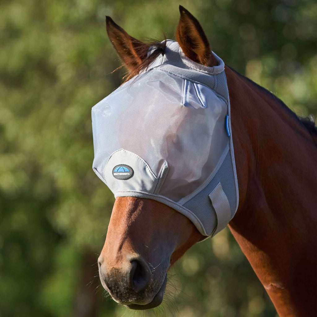WeatherBeeta Maschera per Mosche ComFiTec Durable Senza Orecchie Grigio