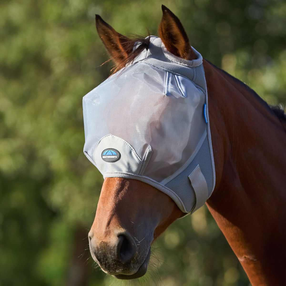 WeatherBeeta Maschera per Mosche ComFiTec Fine Senza Orecchie Grigio