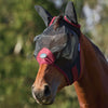WeatherBeeta Maschera per Mosche ComFiTec Fine con Orecchie Nero/Borgogna