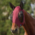 WeatherBeeta Maschera per Mosche ComFiTec Stretch con Orecchie Borgogna/Nero