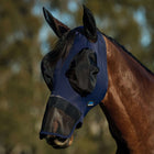 WeatherBeeta Maschera per Mosche ComFiTec Luxe Stretch con Orecchie e Naso Blu marino/nero