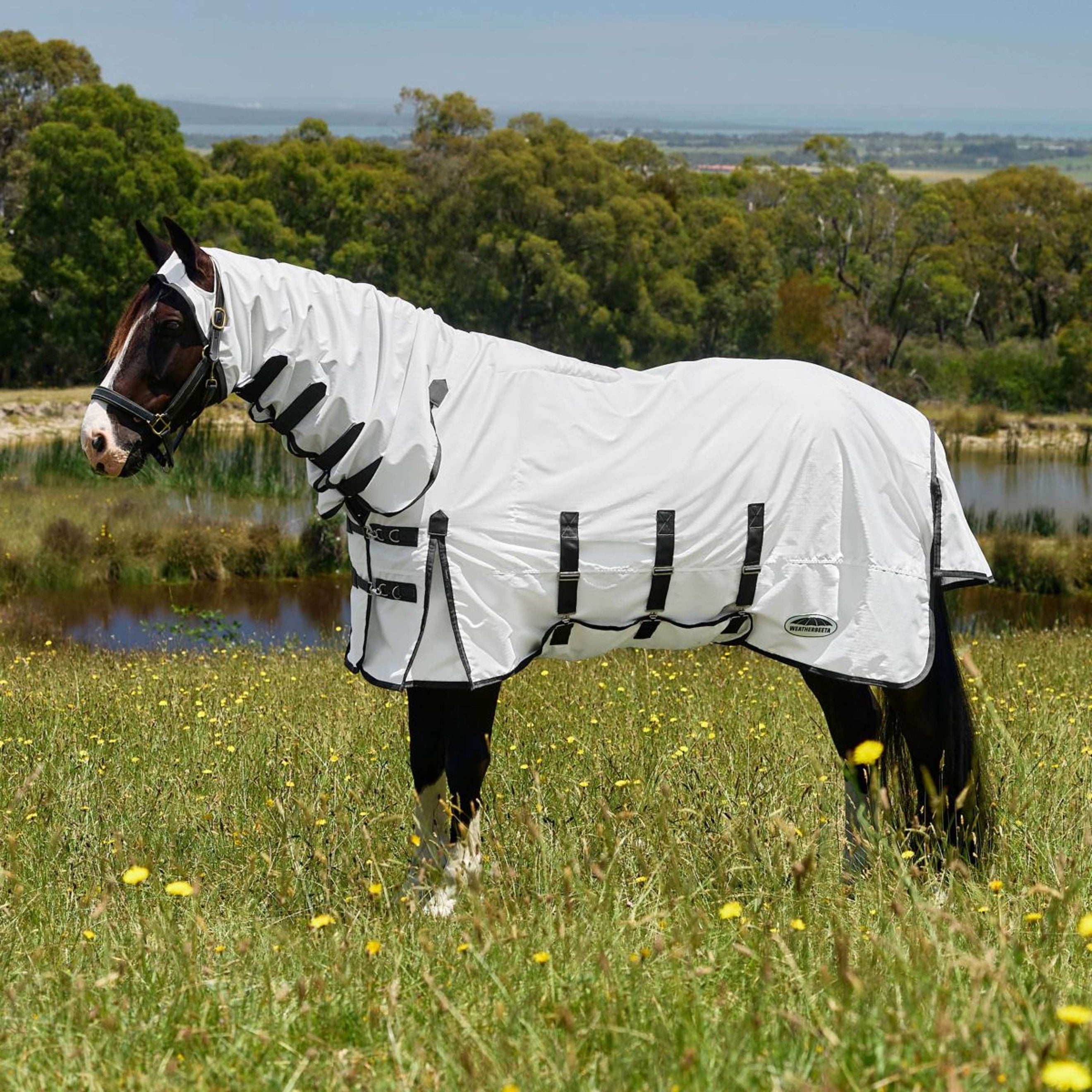 WeatherBeeta Coperta per Eczema ComFiTec Sweet Itch Combo Bianco/Charcoal WeatherBeeta Coperta per Eczema ComFiTec Sweet Itch Combo Bianco/Charcoal