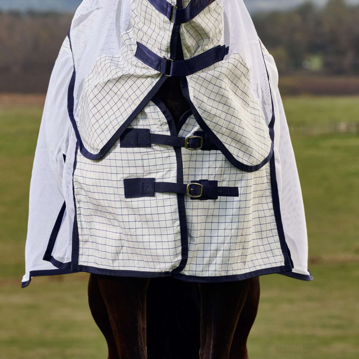 WeatherBeeta Coperta Estiva Airstream Combo Bianco/blu marino