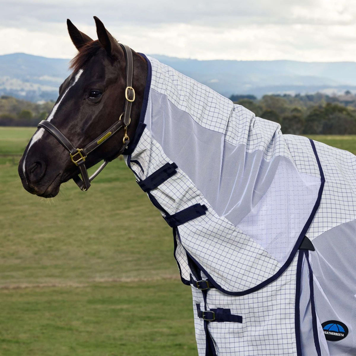 WeatherBeeta Coperta Estiva Airstream Combo Bianco/blu marino