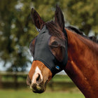 WeatherBeeta Maschera per Mosche ComFiTec Deluxe Stretch con Orecchie Nero