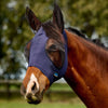 WeatherBeeta Maschera per Mosche ComFiTec Deluxe Stretch con Orecchie Blu marino/nero