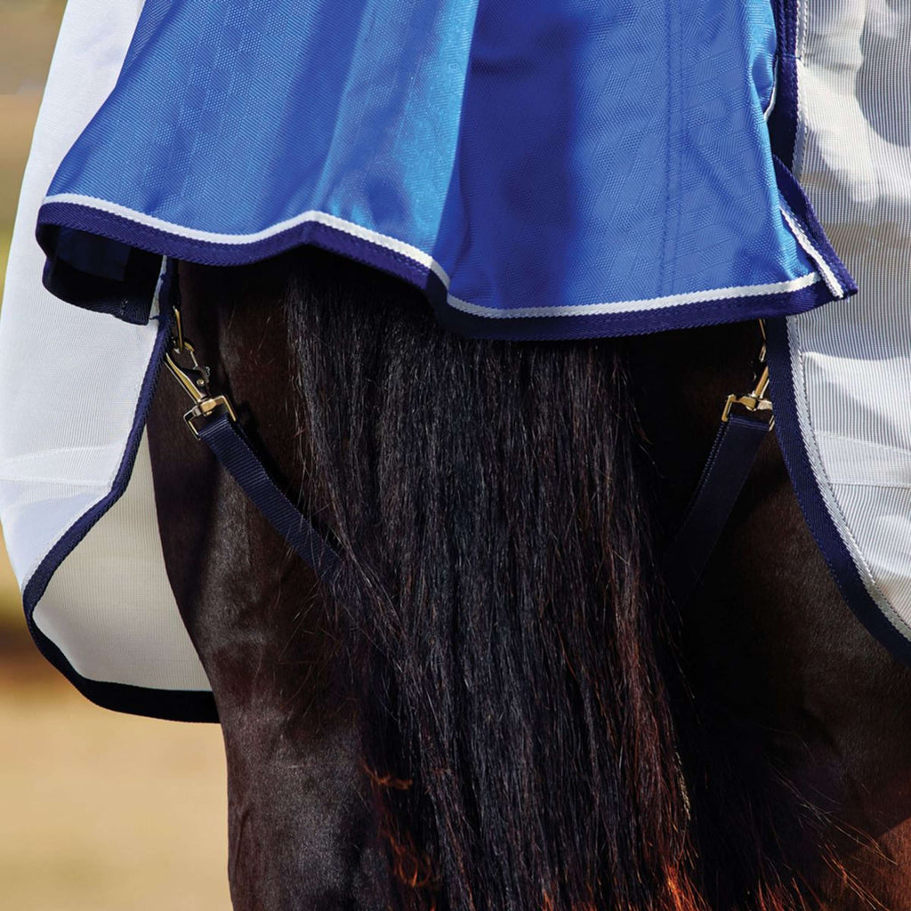 WeatherBeeta ComFiTec Duo Shield Deatch-A-Neck Blu/Argento/Navy