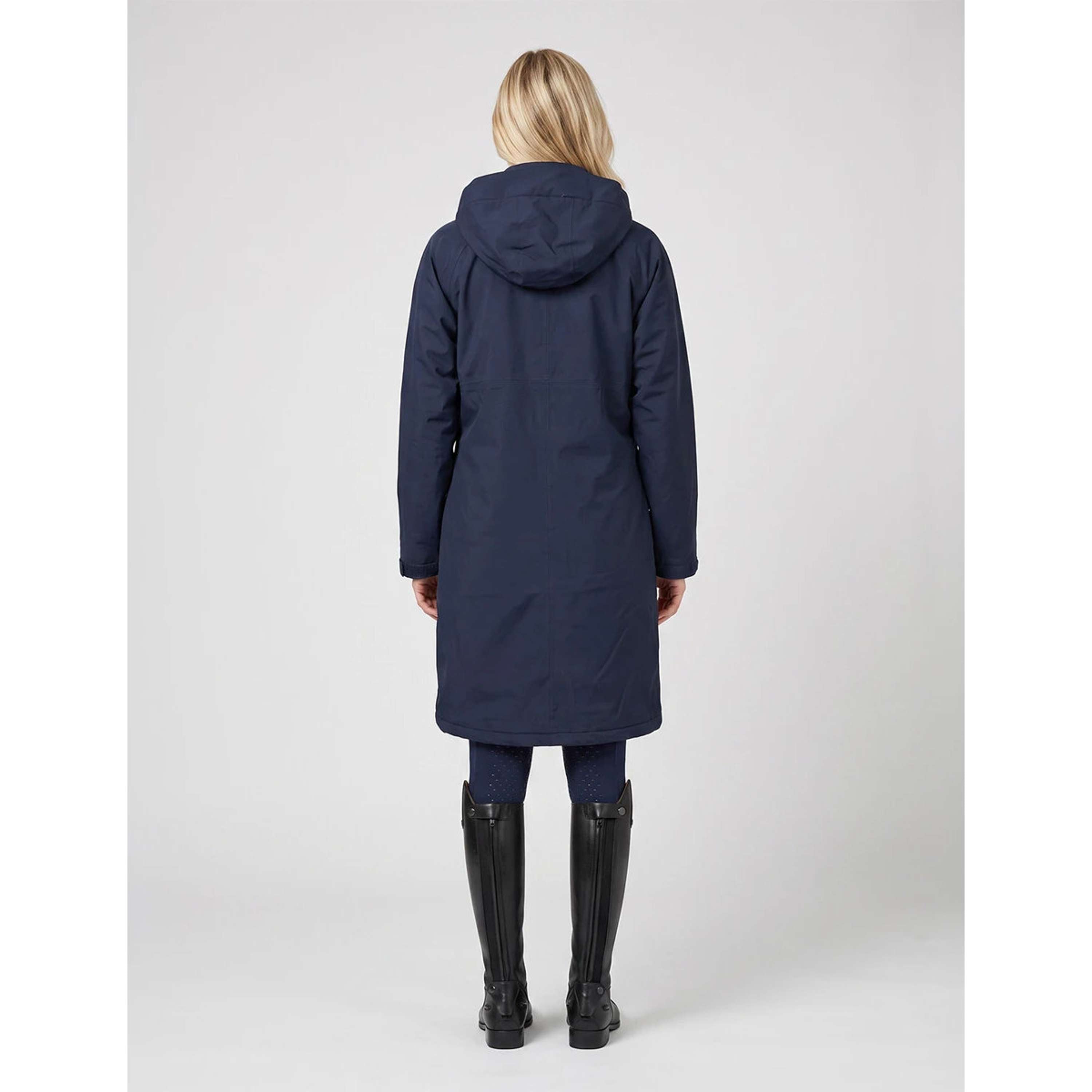 WeatherBeeta Cappotto Lungo Spectator Waterproof Fleece Lined Navy