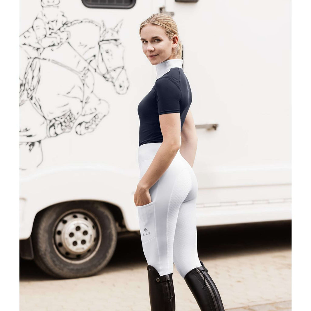 ELT Leggings da Equitazione Ella Bianco
