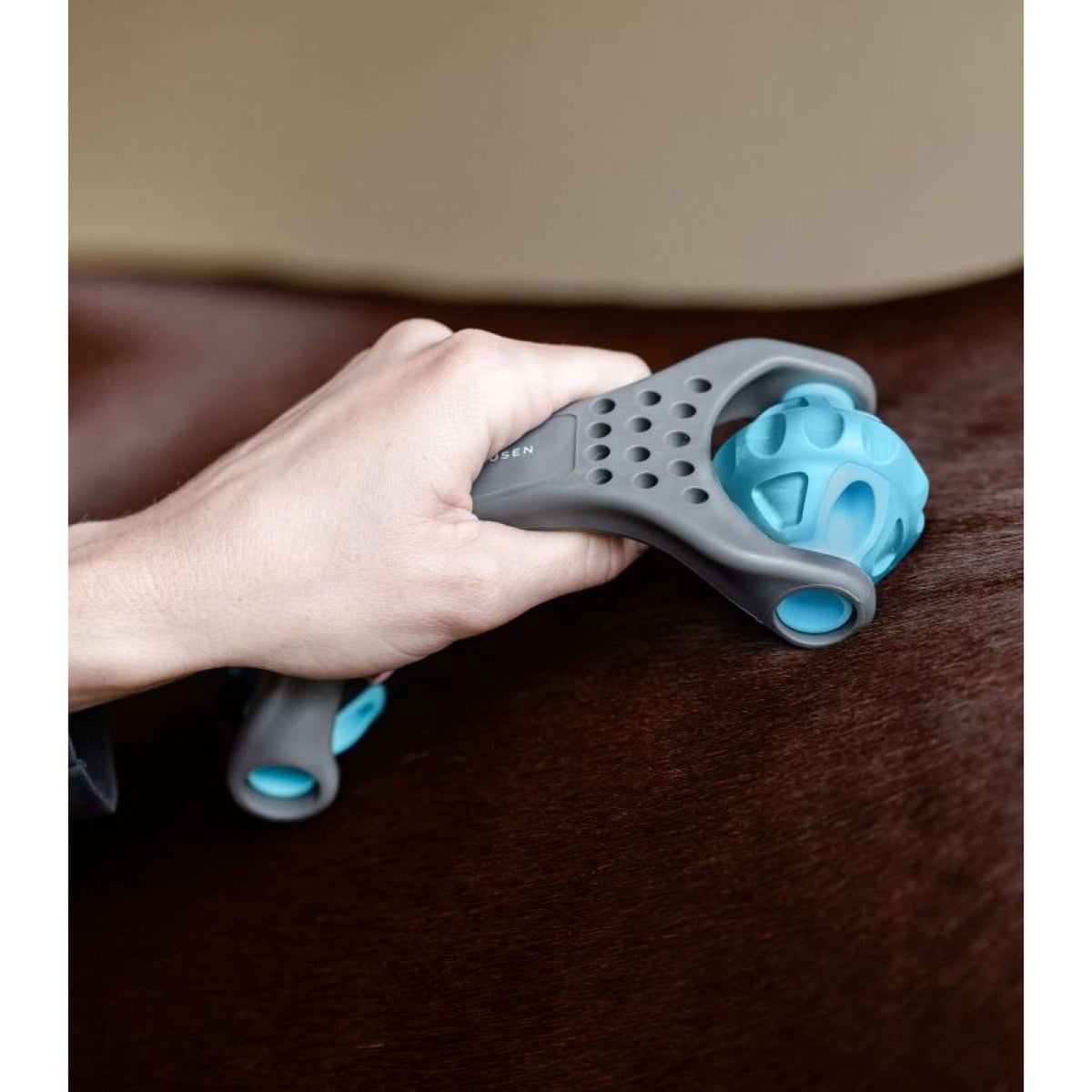 Waldhausen Health + Care Spazzola da Massaggio Relax Roller Grigio/Blu