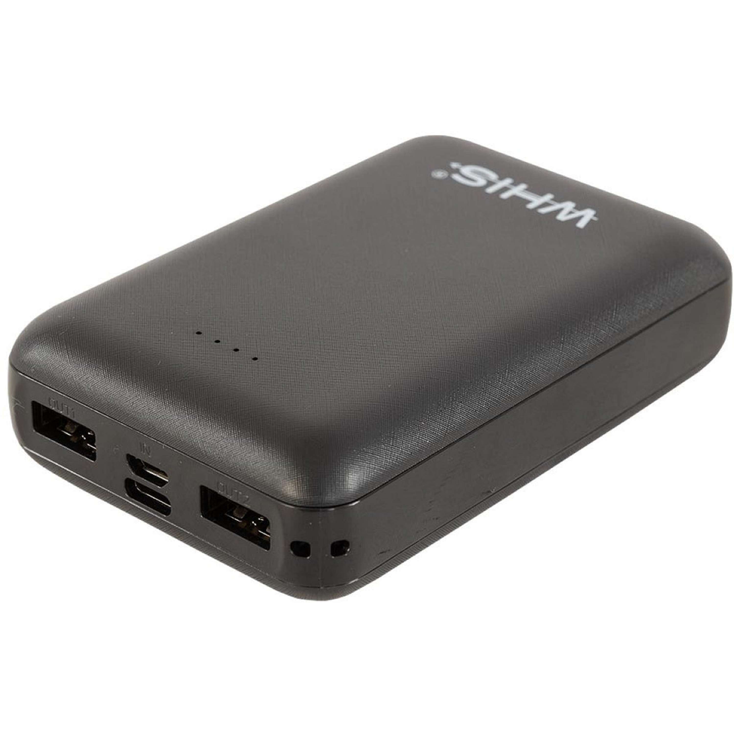 WHIS Banca di potere Fast Charge Nero