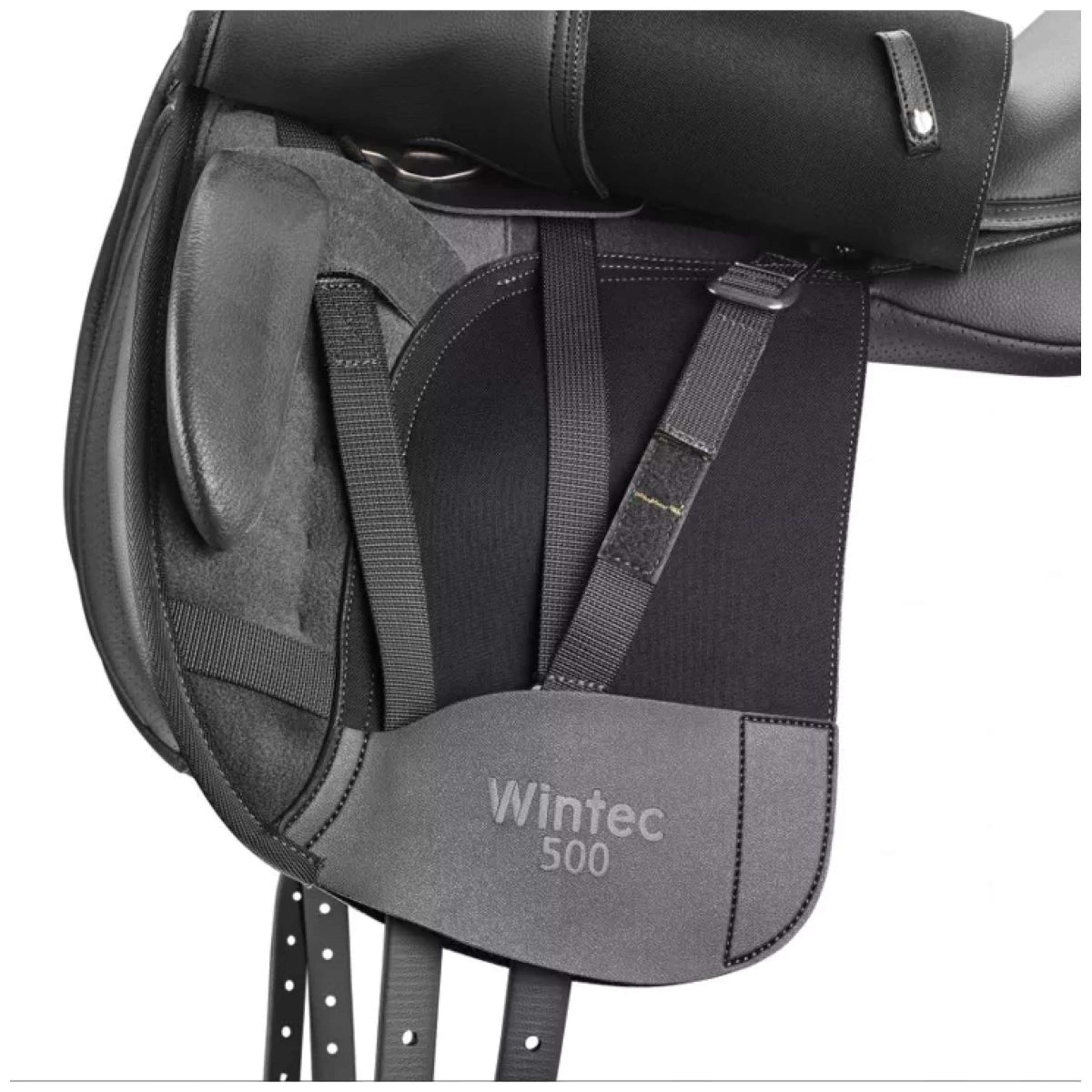 Wintec Sella da Dressage 500 Wide Hart Nero