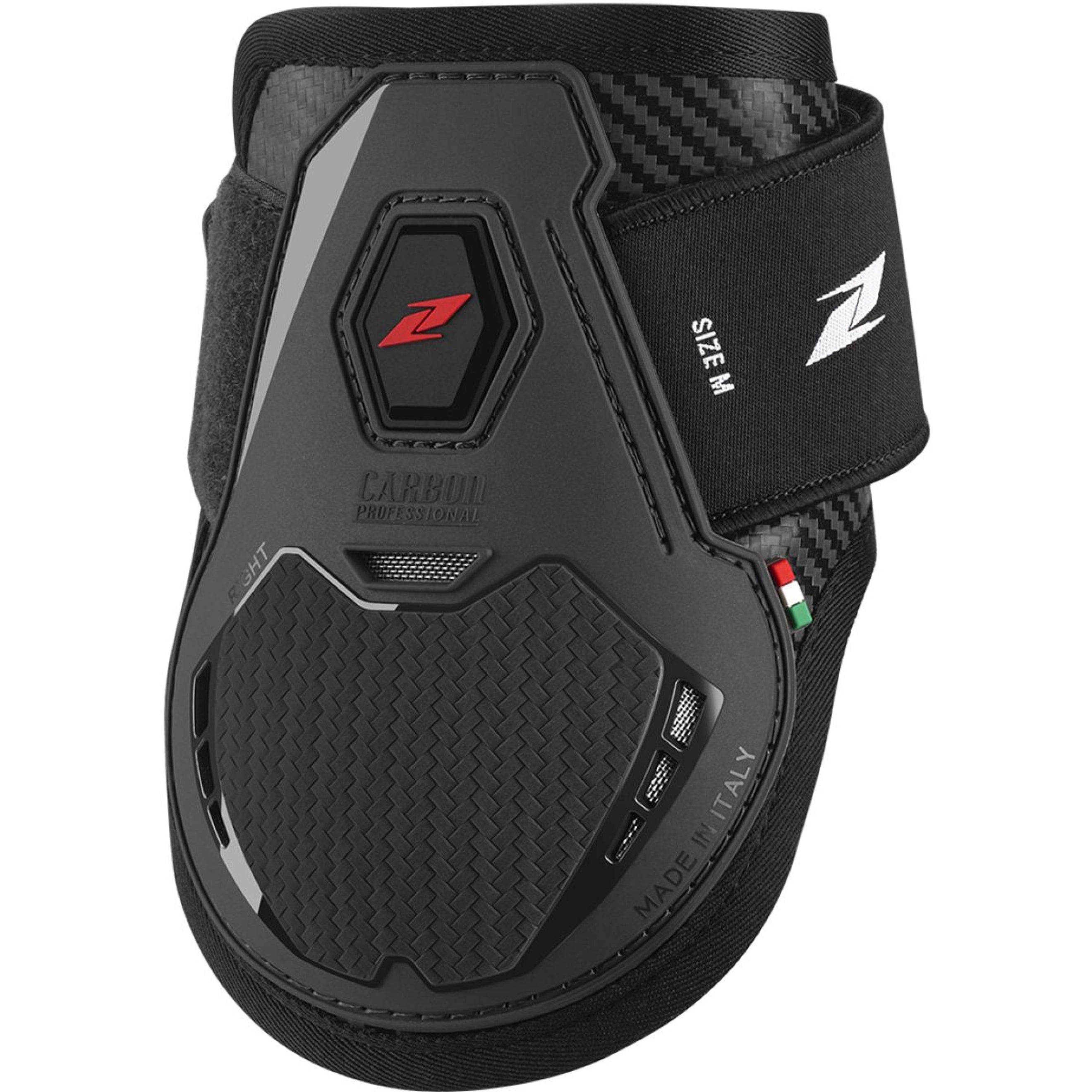 Zandona Stinchiere per nodello Carbon Professional Young Nero Zandona Stinchiere per nodello Carbon Professional Young Nero